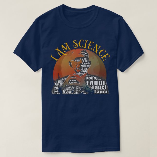 Camiseta Dr Fauci I Am Science Space Alien anti Mandate Arr (Diseño del anverso)