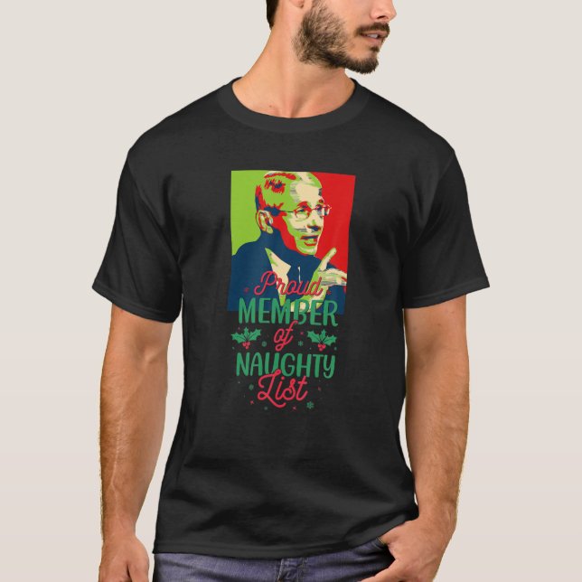 Camiseta Dr. Fauci Navidades Mandato Funny Perro Fauci Sarc (Anverso)