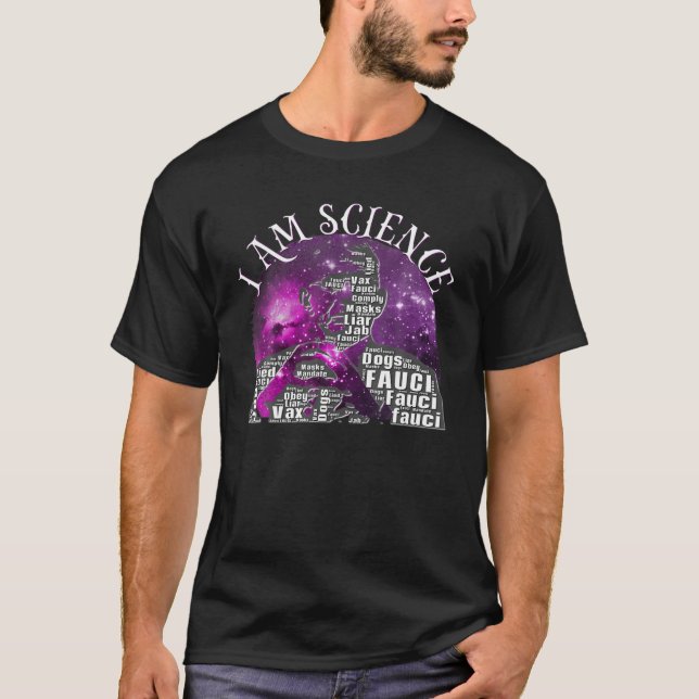 Camiseta Dr. Fauci Soy Ciencia Espacio Espacio Alien Anti M (Anverso)