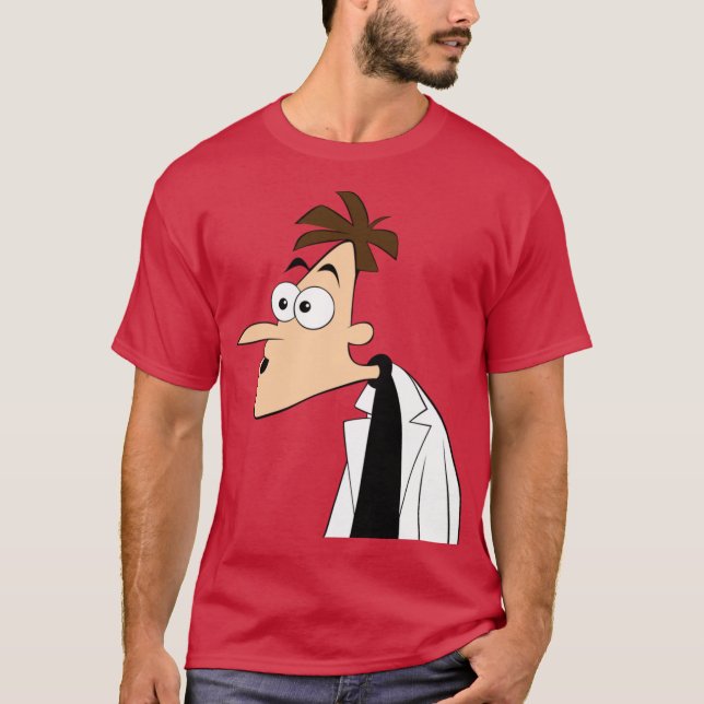 Camiseta Dr Heinz Doofenshmirtz retro (Anverso)