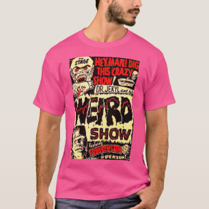 CAMISETA DR. JEKYL Y SU EXTRAÑO ESPECTÁCULO VINTAGE HORROR