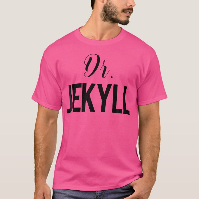 Camiseta Dr. Jekyll Y Sr. Hyde Couple Halloween (Anverso)