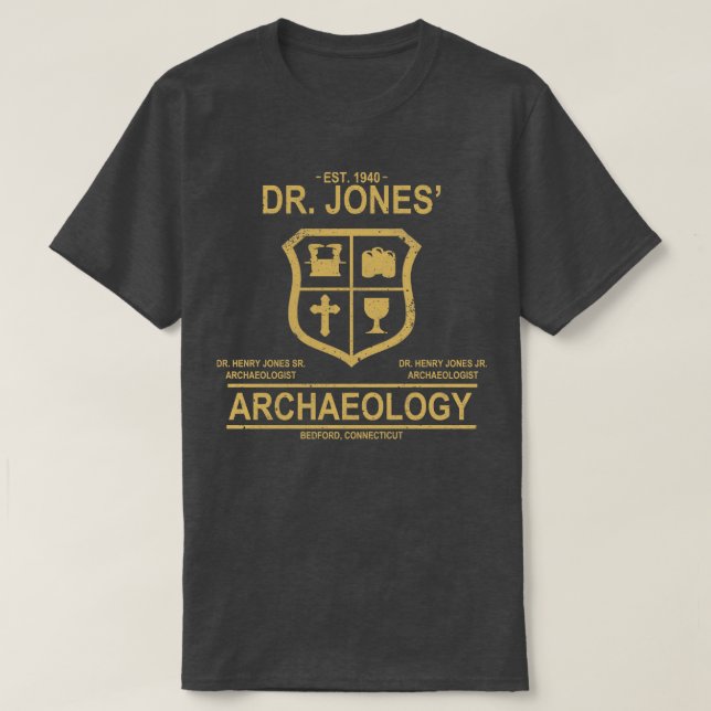 Camiseta Dr. Jones Archeology Long Sleeve TShirt (Diseño del anverso)