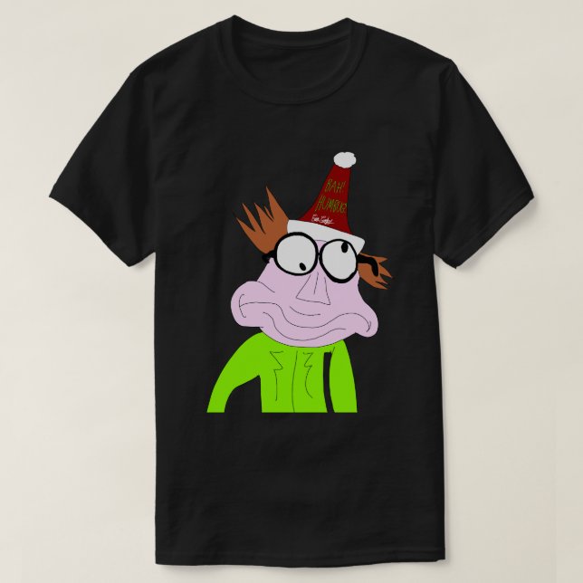 Camiseta Dr. LeBrick Bah Humbug navidad (Diseño del anverso)