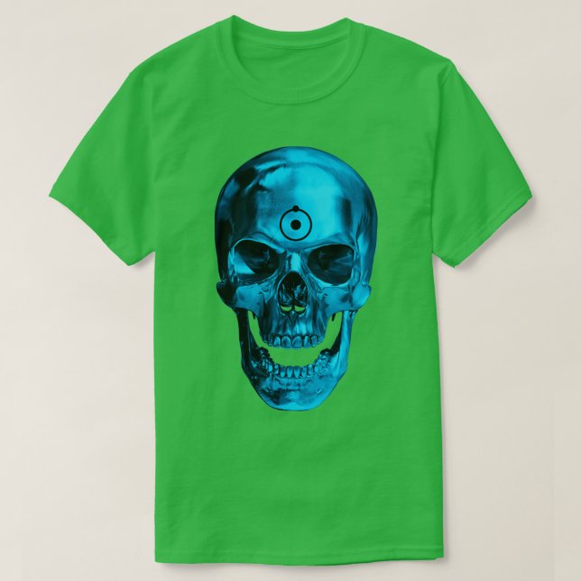 Camiseta DR. MANHATTAN Skull (Diseño del anverso)