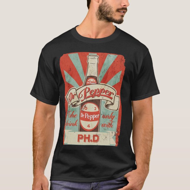 Camiseta dr pepper phd (Anverso)