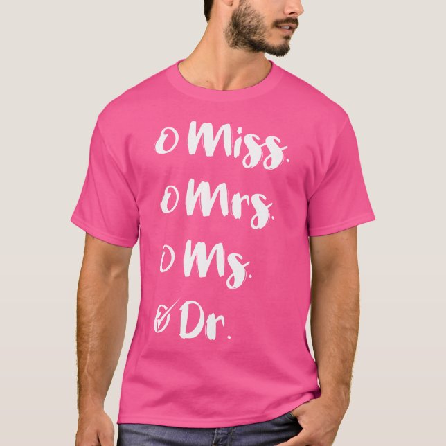 Camiseta Dr. Ph.D. (Anverso)