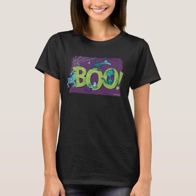 Camiseta Dr. Seuss | ¡BOO! Gráfico de Halloween (Anverso)