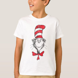 Camiseta Dr. Seuss | Cabeza de gato en el sombrero - Vintag