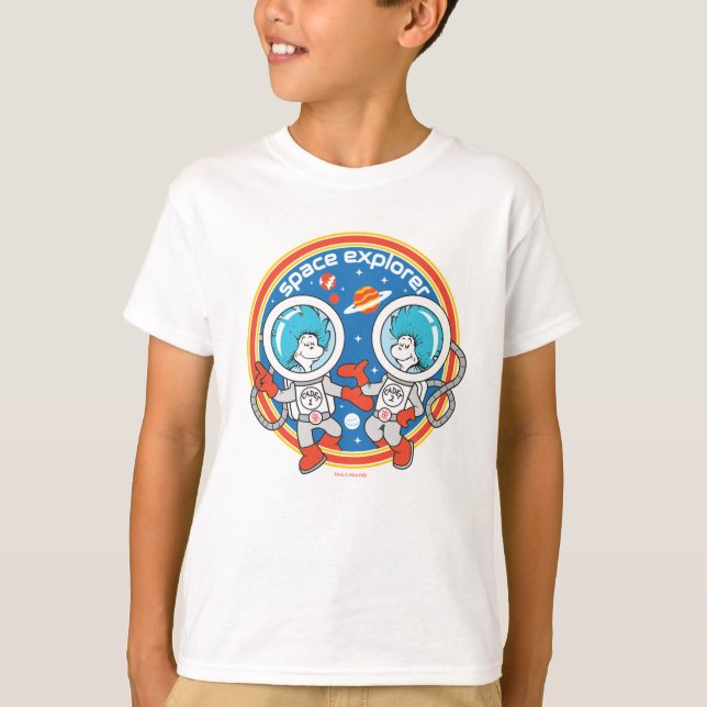 Camiseta Dr. Seuss | Cadet One Cadet Two Space Explorer (Anverso)
