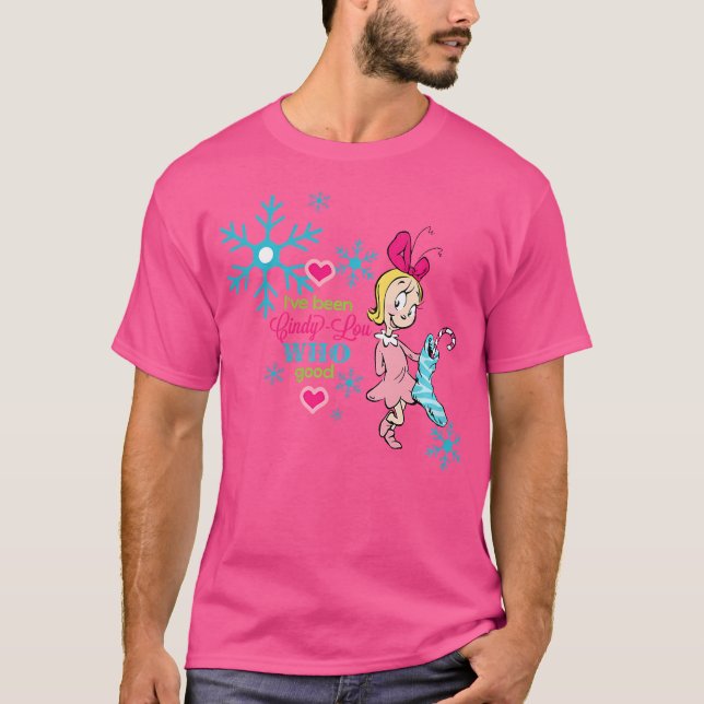 Camiseta Dr. Seuss Cindy-Lou quien es bueno (Anverso)