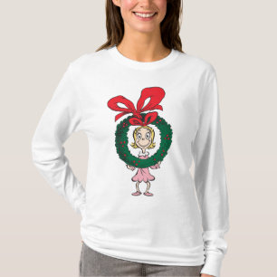 Camiseta Dr. Seuss   Cindy-Lou Who - Wreath