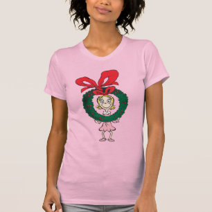 Camiseta Dr. Seuss   Cindy-Lou Who - Wreath