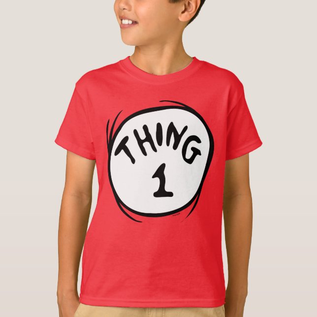 Camiseta Dr. Seuss | Cosa Uno Cosa Dos - Cosa Uno (Anverso)