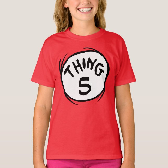 Camiseta Dr. Seuss | Cosa Uno personalizada Cosa Dos (Anverso)