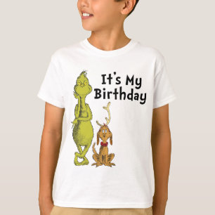 Camiseta Dr. Seuss   Cumpleaños de invierno del Grinch