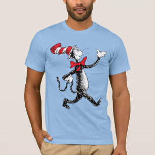 Camiseta Dr. Seuss El gato con sombrero Paseo del gato