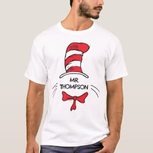 Camiseta Dr. Seuss El gato en el sombrero Nombre personal