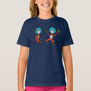 Camiseta Dr. Seuss El Grinch Cosa 1 y Cosa 2 Bailando