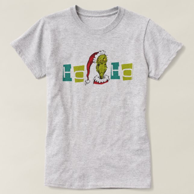 Camiseta Dr. Seuss | El Grinch - Ho Ho (Diseño del anverso)