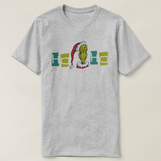 Camiseta Dr. Seuss | El Grinch - Ho Ho (Diseño del anverso)