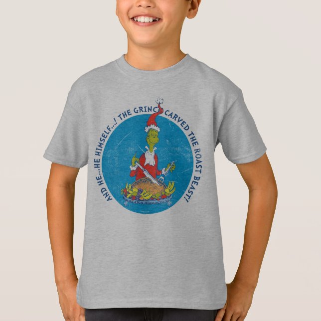 Camiseta Dr. Seuss | El Grinch | Navidades Bebida asada (Anverso)