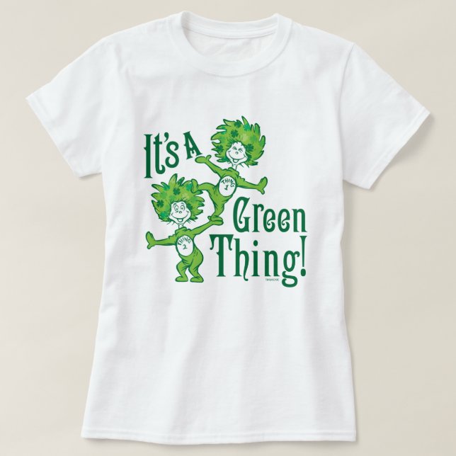 Camiseta Dr. Seuss | ¡Es algo verde! (Diseño del anverso)
