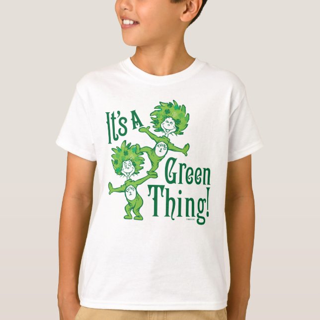 Camiseta Dr. Seuss | ¡Es algo verde! (Anverso)