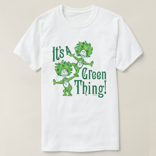 Camiseta Dr. Seuss | ¡Es una cosa verde! (Diseño del anverso)