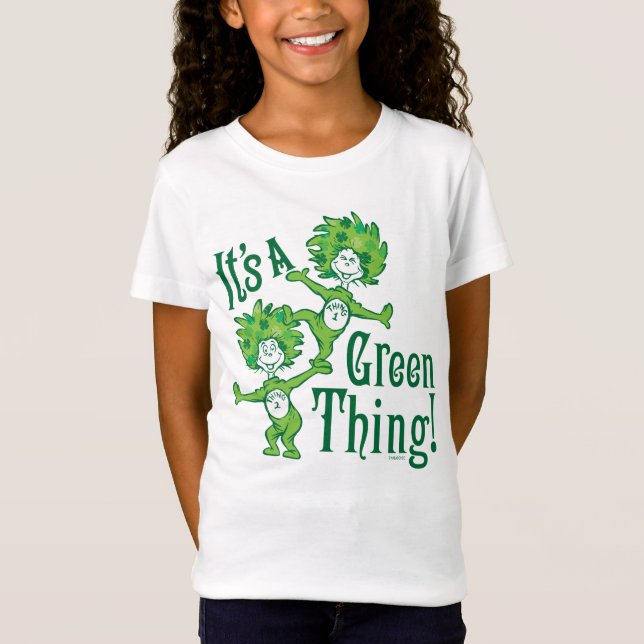Camiseta Dr. Seuss | ¡Es una cosa verde! (Anverso)