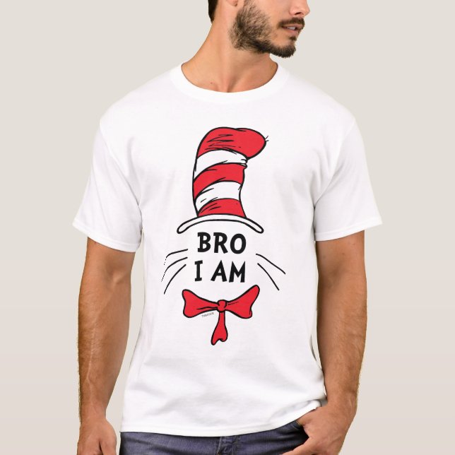 Camiseta Dr. Seuss | Gato en el Gorra - Hermano (Anverso)