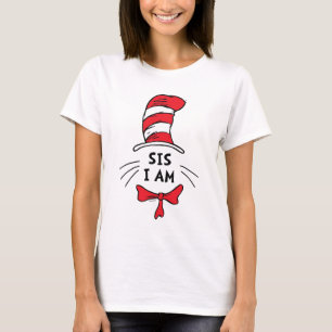 Camiseta Dr. Seuss   Gato en el Gorra - Sis I am