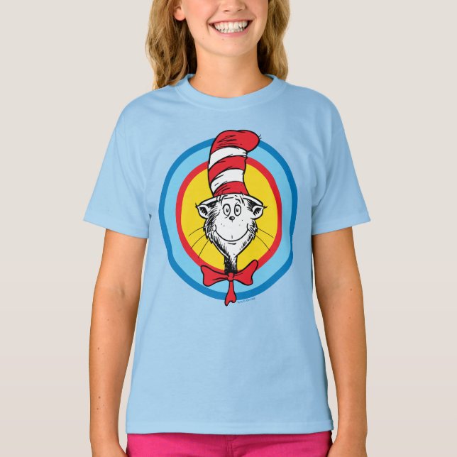 Camiseta Dr. Seuss | Gato en el gráfico de la cabeza del Go (Anverso)