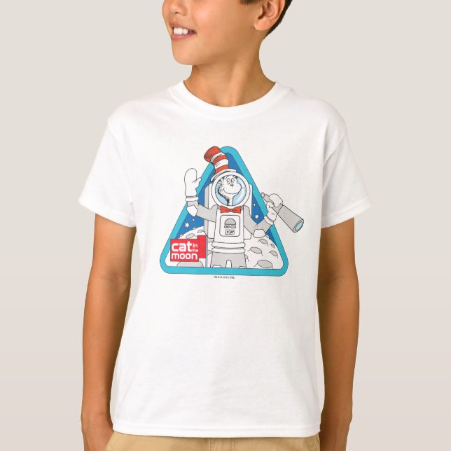 Camiseta Dr. Seuss | Gato en el gráfico del espacio ultrate (Anverso)