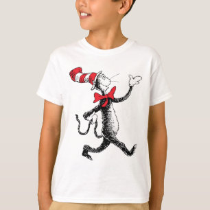 Camiseta Dr. Seuss   Gato en la caminata del gato Gorra