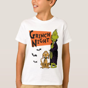 Camiseta Dr. Seuss   Gráfica nocturna de Hallowen Grinch