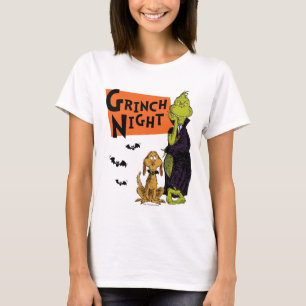 Camiseta Dr. Seuss Gráfica nocturna de Hallowen Grinch