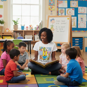 Camiseta Dr. Seuss Gráfico de historias