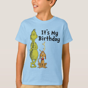 Camiseta Dr. Seuss   Grinch Cumpleaños de invierno