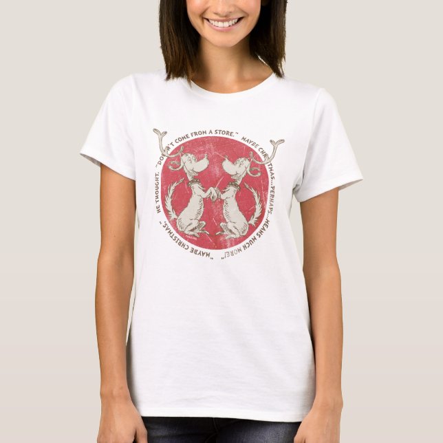 Camiseta Dr. Seuss | Grinch | Max - Cota de Navidad (Anverso)