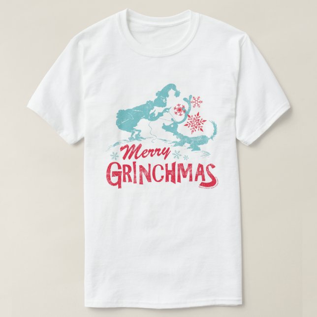 Camiseta Dr. Seuss | Grinch - Merry Grinchmas (Diseño del anverso)