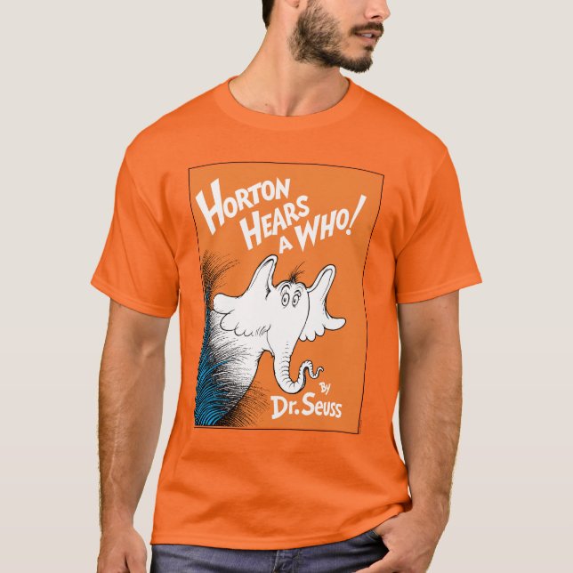 Camiseta Dr. Seuss | Horton escucha a Quién el libro (Anverso)