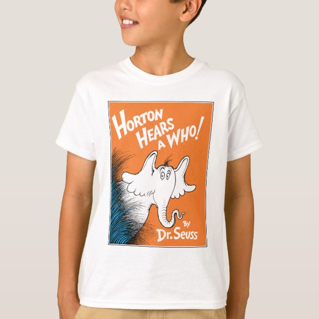 Camiseta Dr. Seuss | Horton escucha a Quién el libro (Anverso)