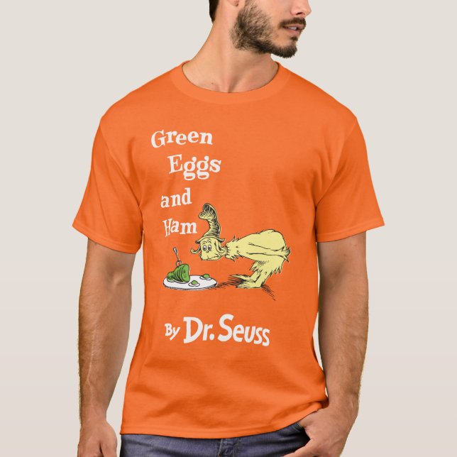 Camiseta Dr. Seuss | Huevos verdes con jamón (Anverso)