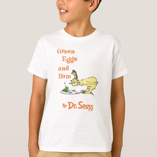 Camiseta Dr. Seuss | Huevos verdes con jamón (Anverso)