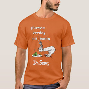 Camiseta Dr. Seuss Huevos Verdes con Jamón en Español