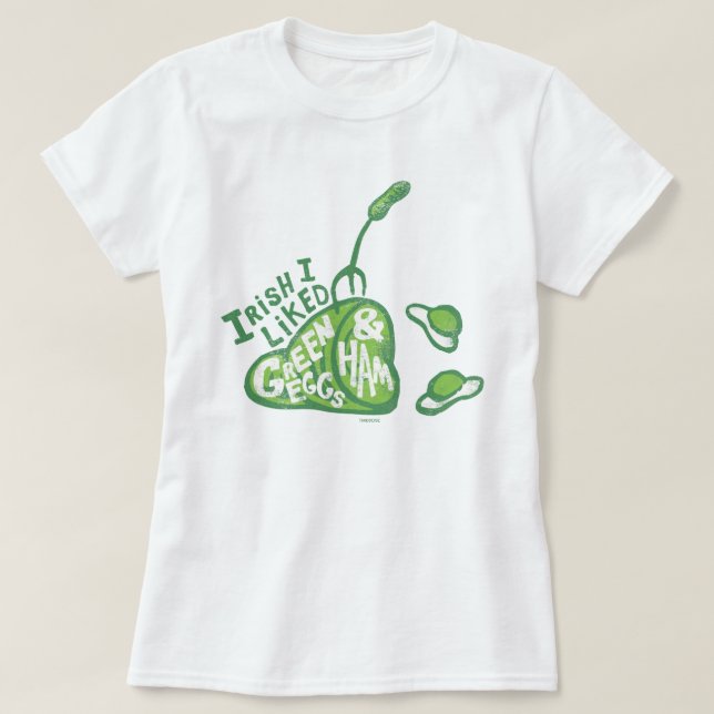 Camiseta Dr. Seuss | Irlandés me gustaron los huevos verdes (Diseño del anverso)