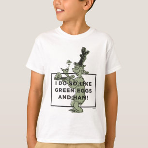 Camiseta Dr. Seuss   Me gustan los huevos verdes y el jamón