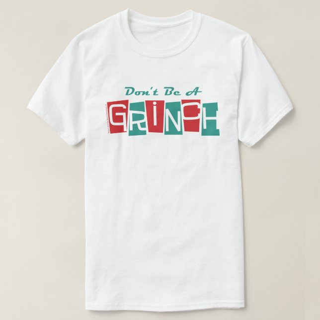 Camiseta Dr. Seuss | No seas grinch (Diseño del anverso)