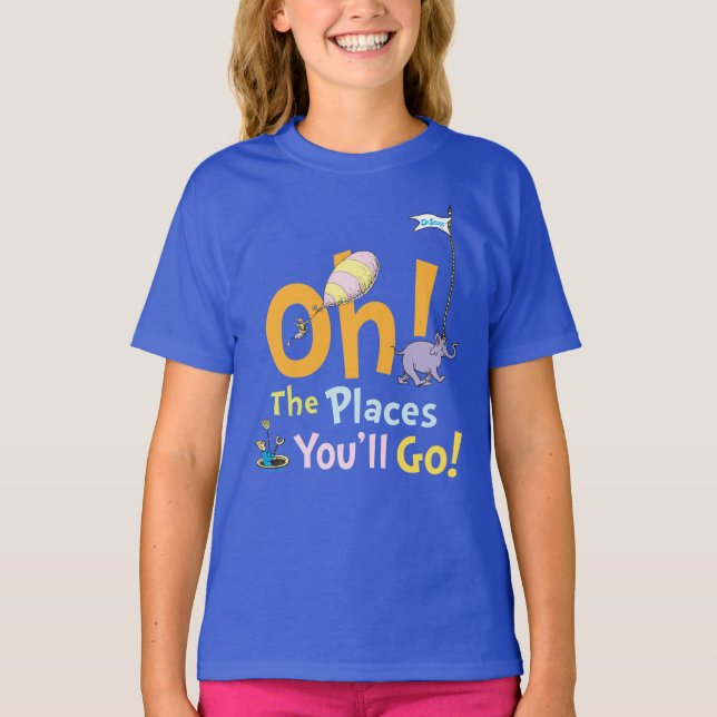 Camiseta Dr. Seuss | ¡Oh! El desfile de los lugares (Anverso)